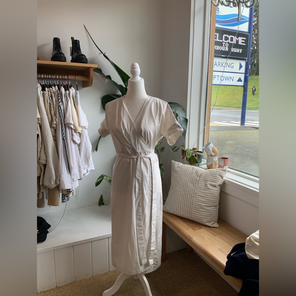 Kit And Ace Cream Wrap Robe